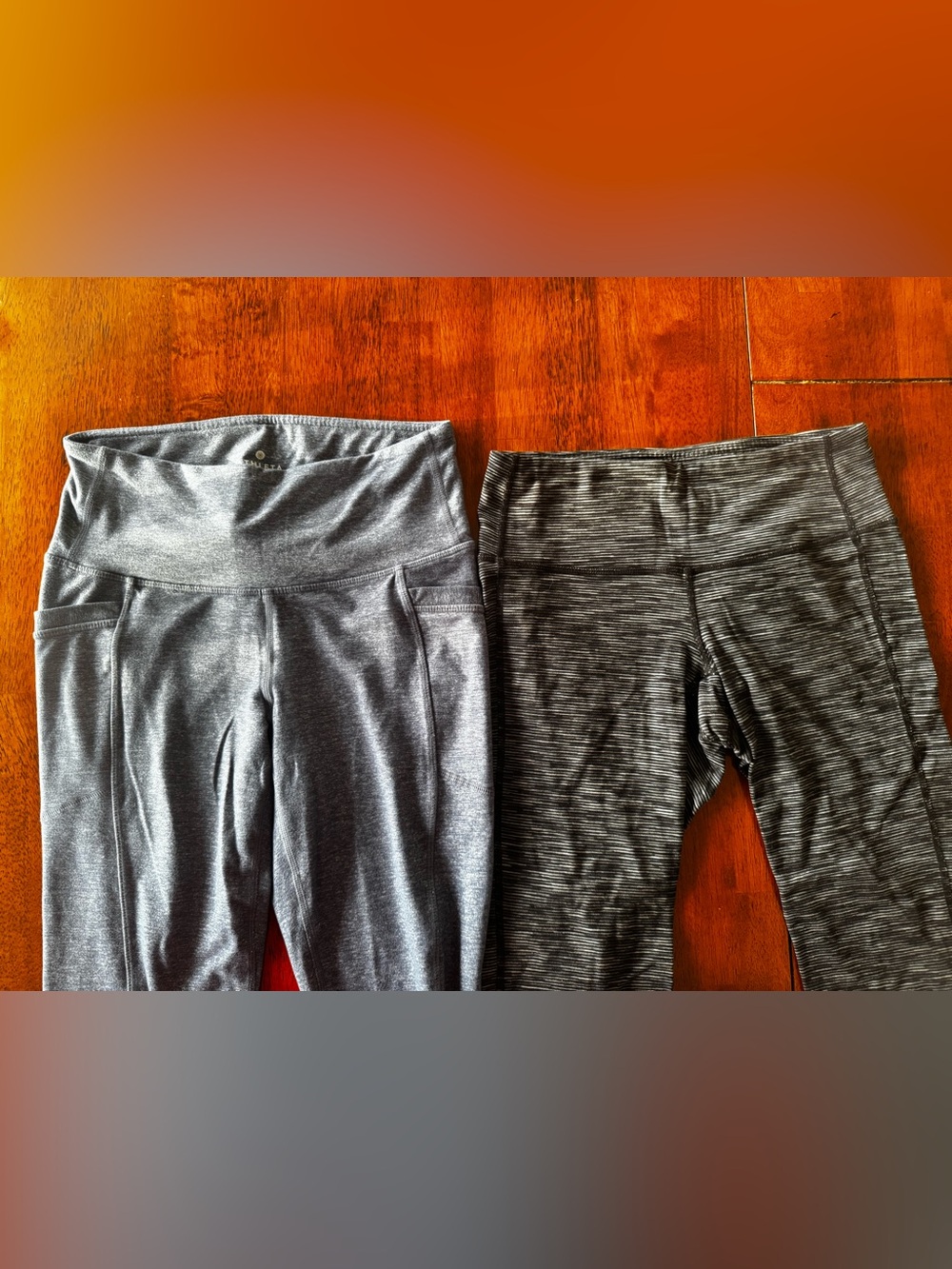 Athleta Women's Gray & Charcoal Performance Leggings - Two-Pack